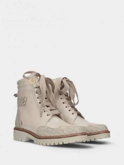 Bota Bege Estilo Militar Feminina Raquel 06