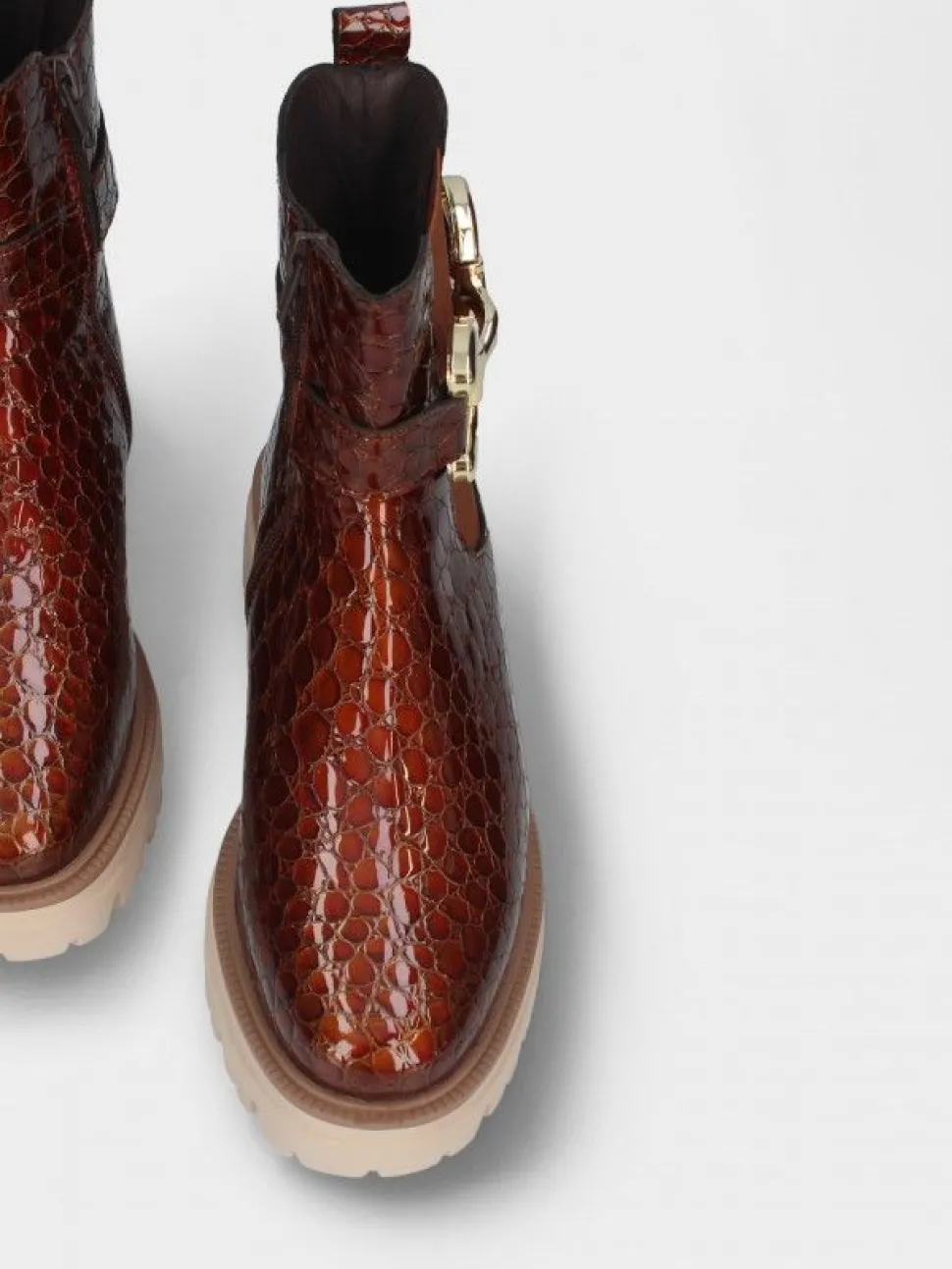 Bota Camel Com Sola Chunky Raquel 28