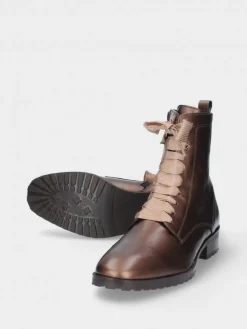 Bota Castanho Estilo Militar Feminina Telma 13