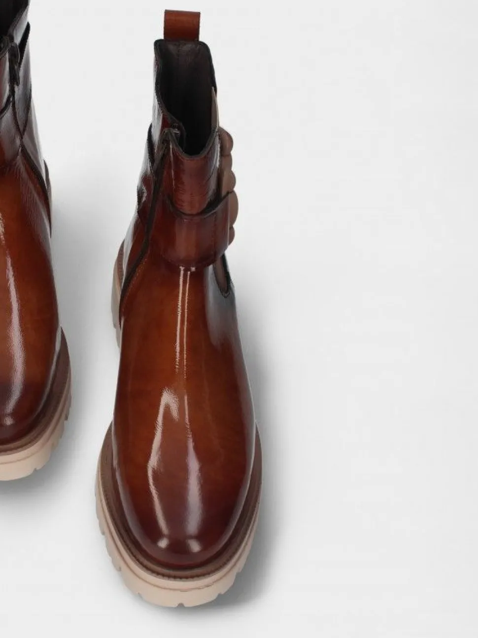 Bota Chelsea Camel Raquel 24