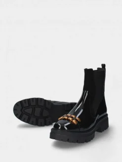 Bota Chelsea Preto Raquel 33