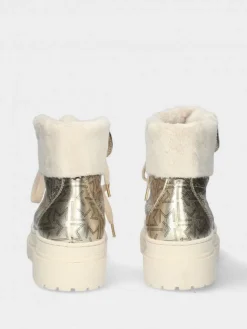 Bota Dourado Com Atacadores Nadia 02