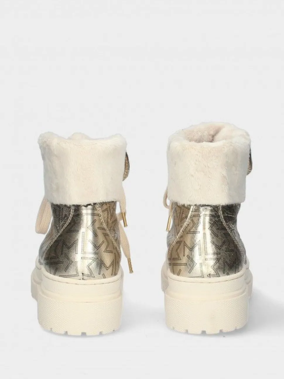 Bota Dourado Com Atacadores Nadia 02