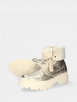 Bota Dourado Com Atacadores Nadia 02