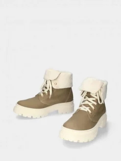 Bota Kaki Com Atacadores Nadia 01