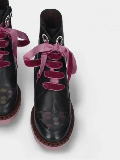 Bota Preto Com Sola Chunky Roberta 03