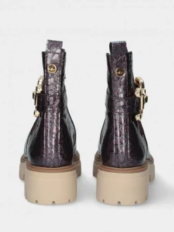 Bota Roxa Com Sola Chunky Raquel 28