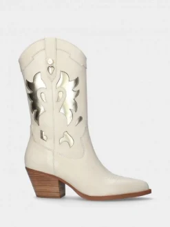 Bota Texana Bege Salome 05