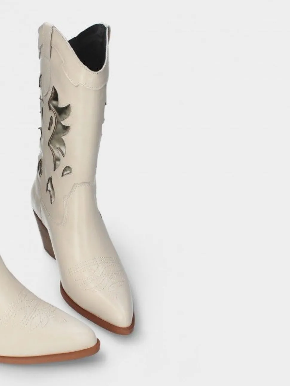 Bota Texana Bege Salome 05