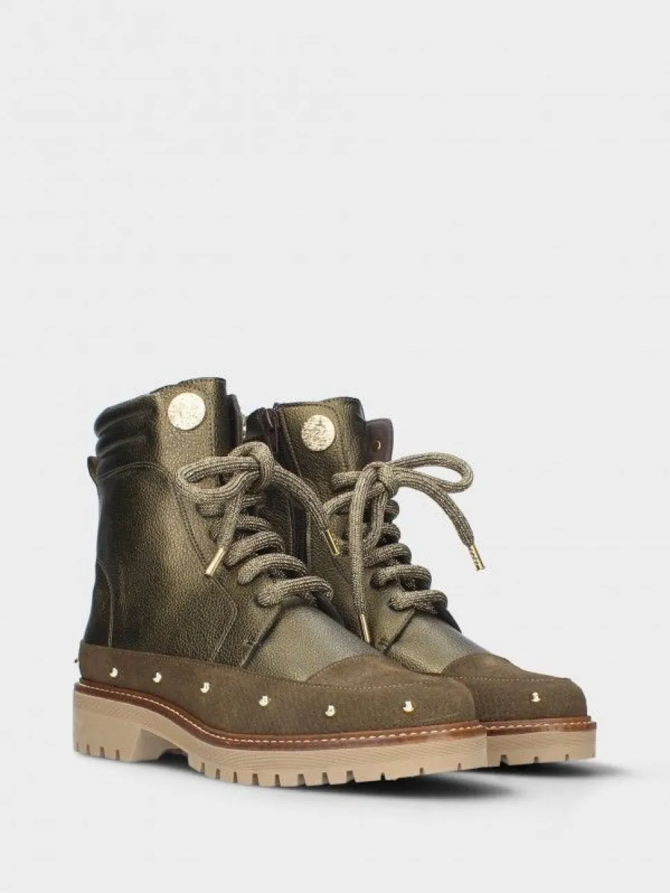 Bota Verde Estilo Militar Feminina Raquel03