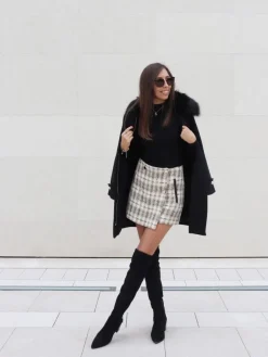 Botas Preta De Cano Alto Para Mulher