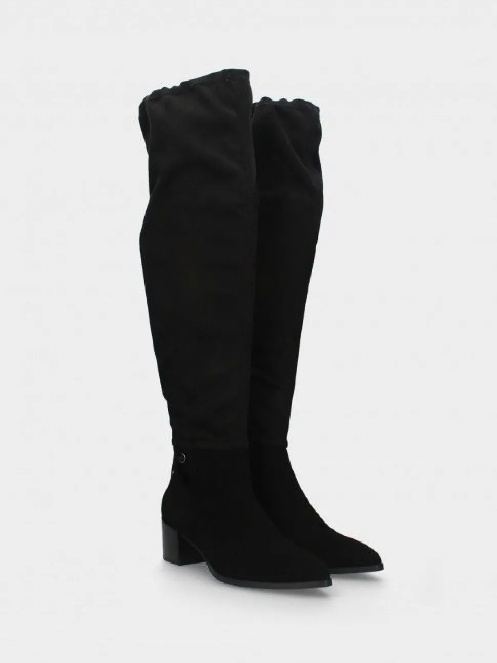 Botas Preta De Cano Alto Para Mulher