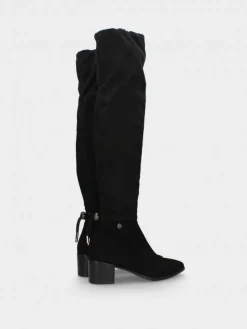 Botas Preta De Cano Alto Para Mulher