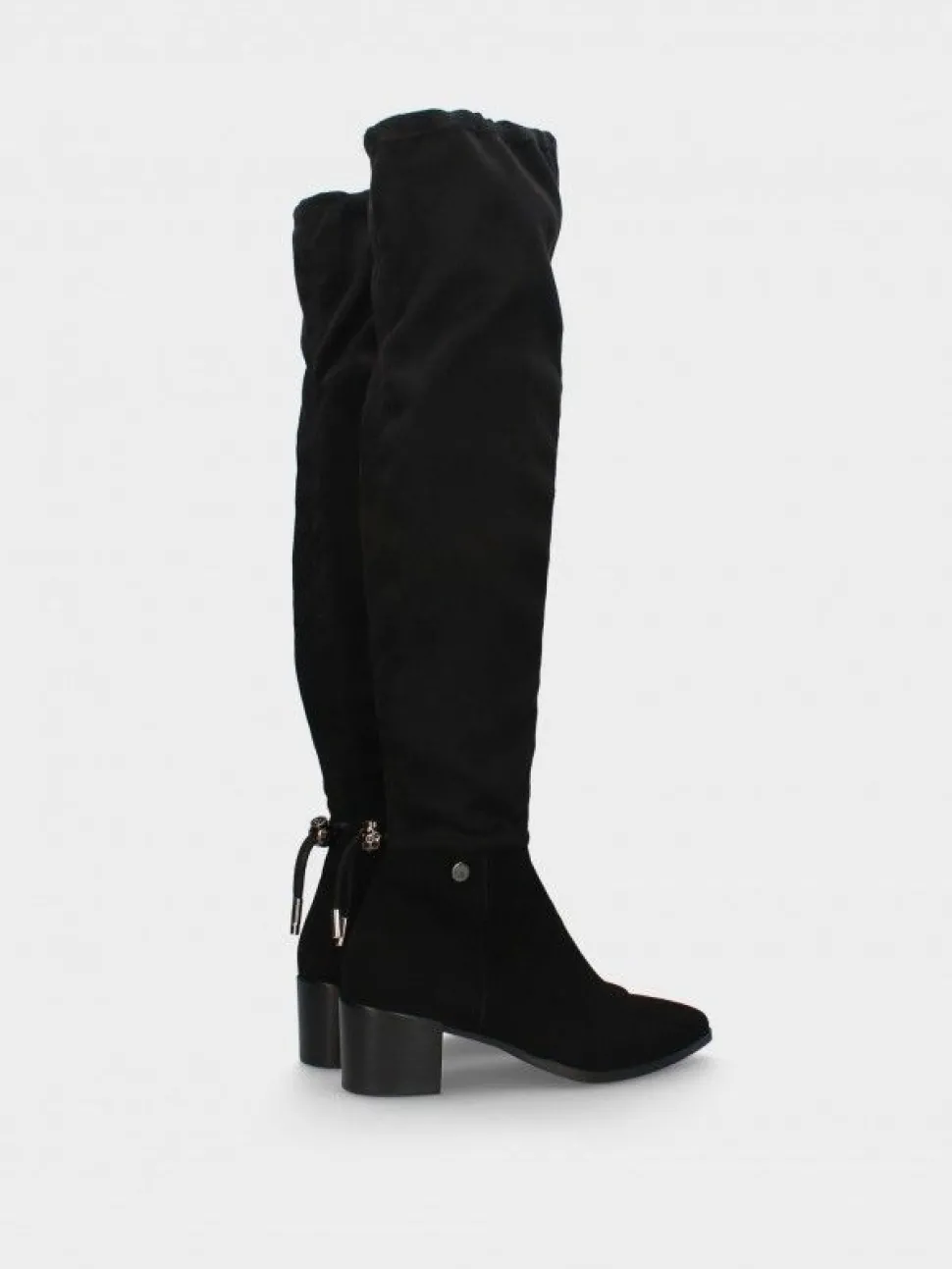 Botas Preta De Cano Alto Para Mulher