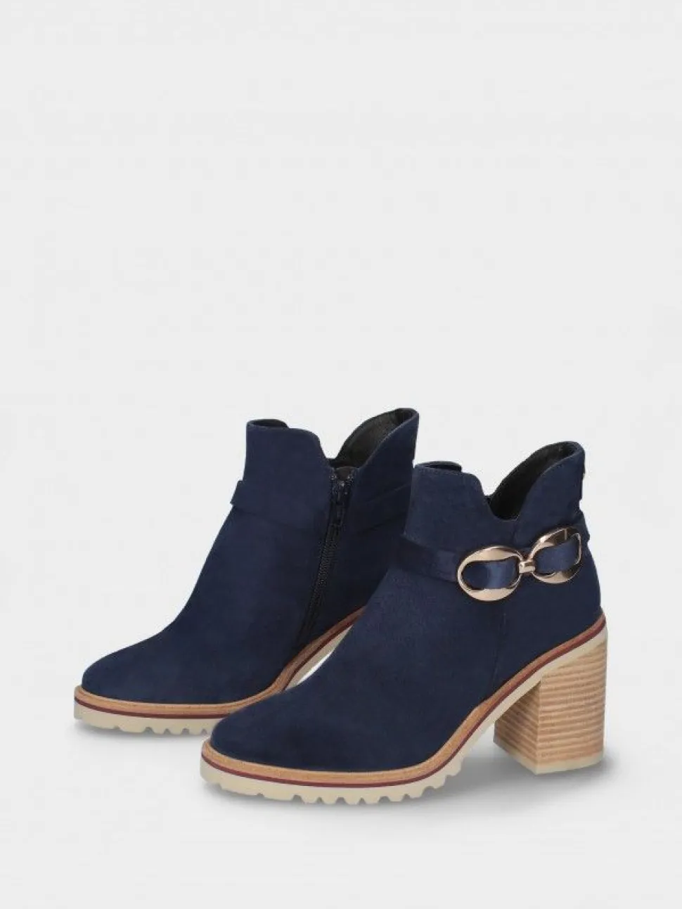 Botim Azul Salto Alto Cecilia 21