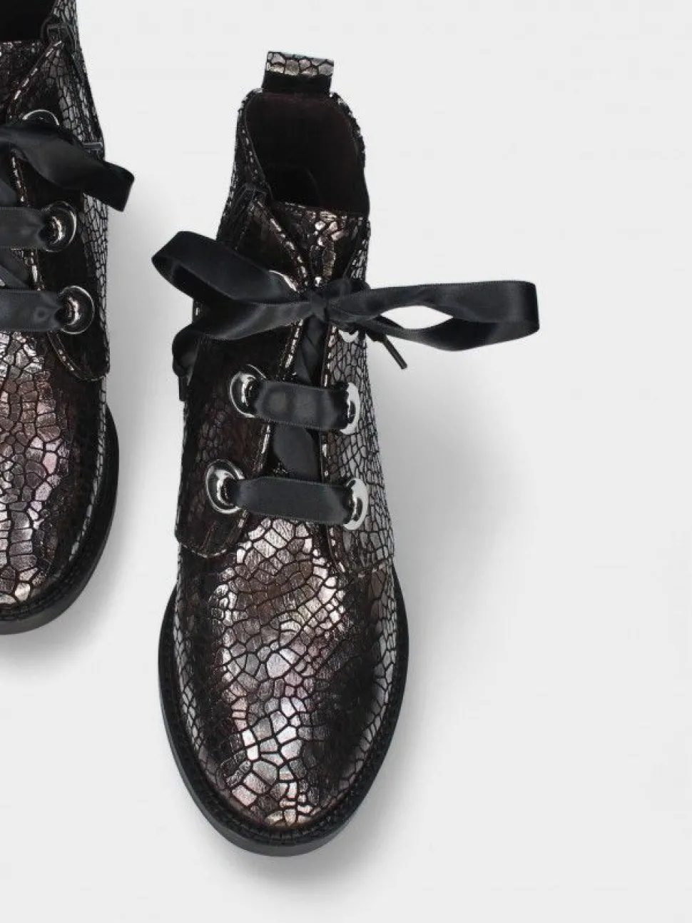 Botim Cinzento Raso Rafaela 73