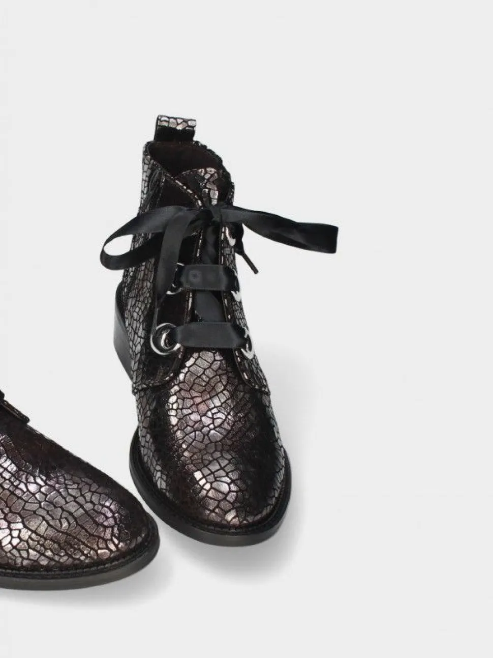 Botim Cinzento Raso Rafaela 73