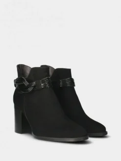 Botim Preto Salto Alto Para Mulher Cecilia 16