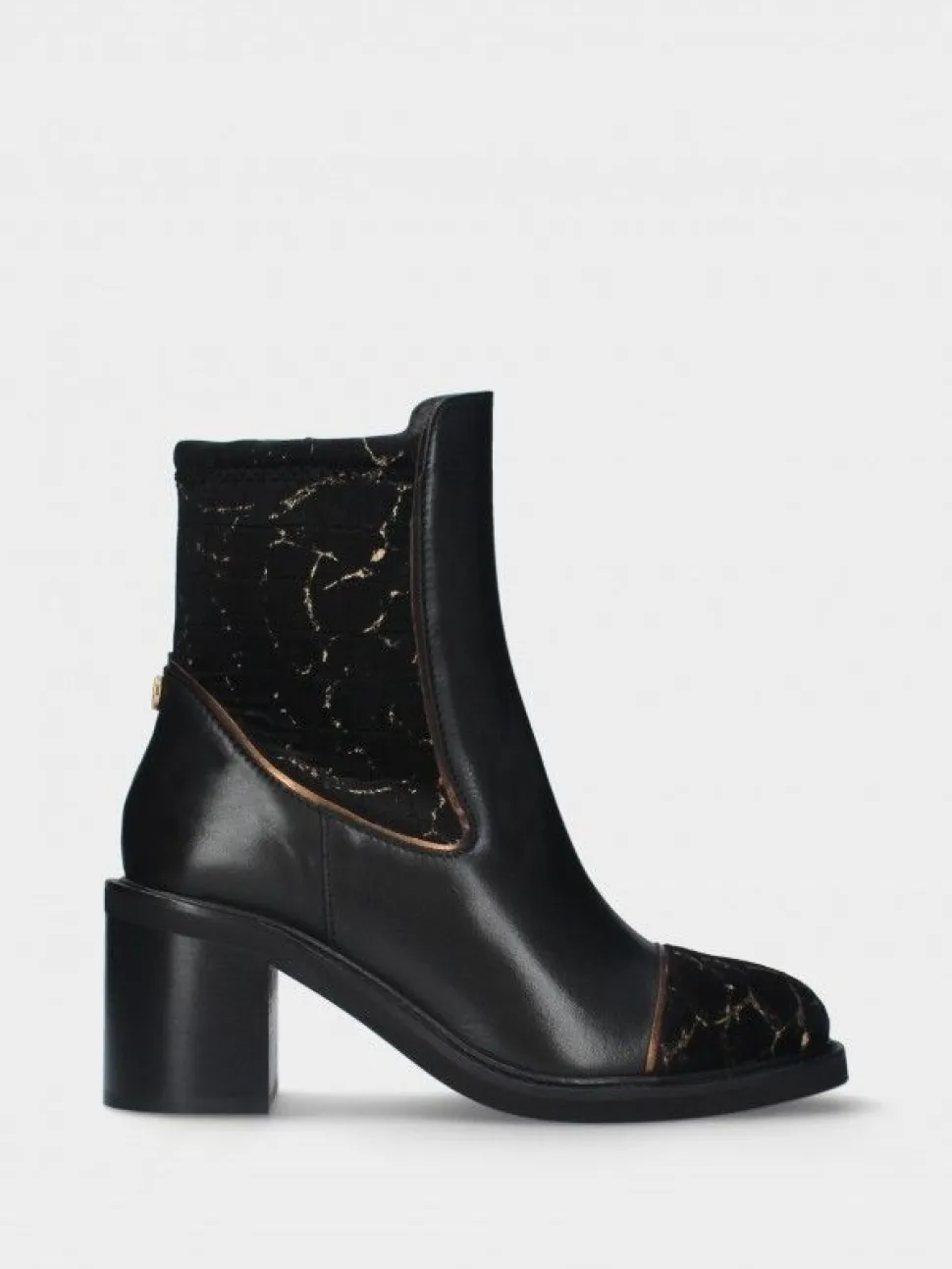 Botim Preto Salto Alto Sandra 02