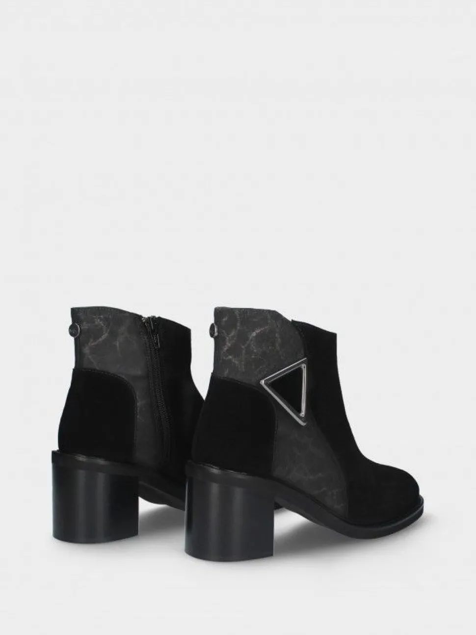 Botim Preto Salto Alto Sandra 03