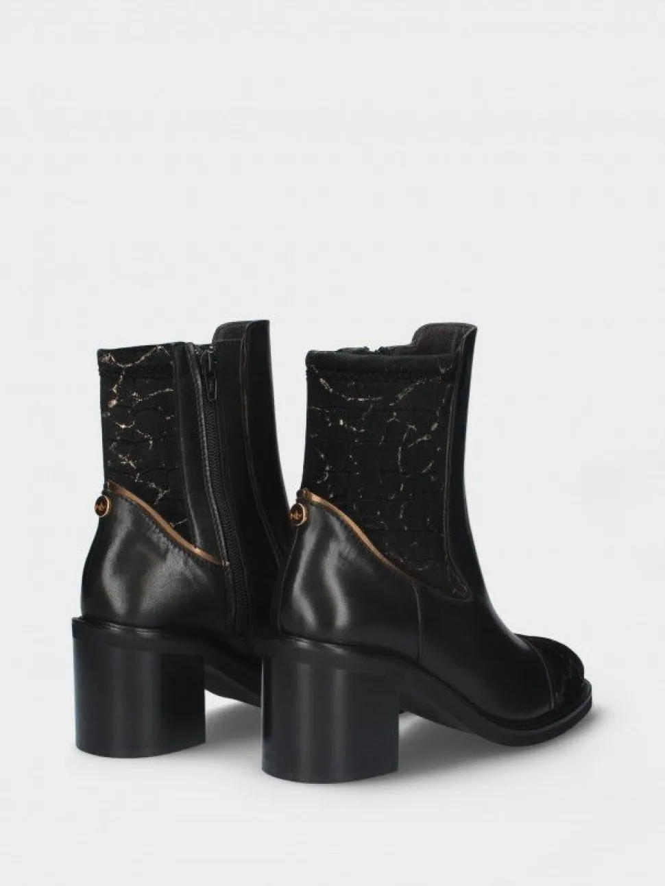 Botim Preto Salto Alto Sandra 02