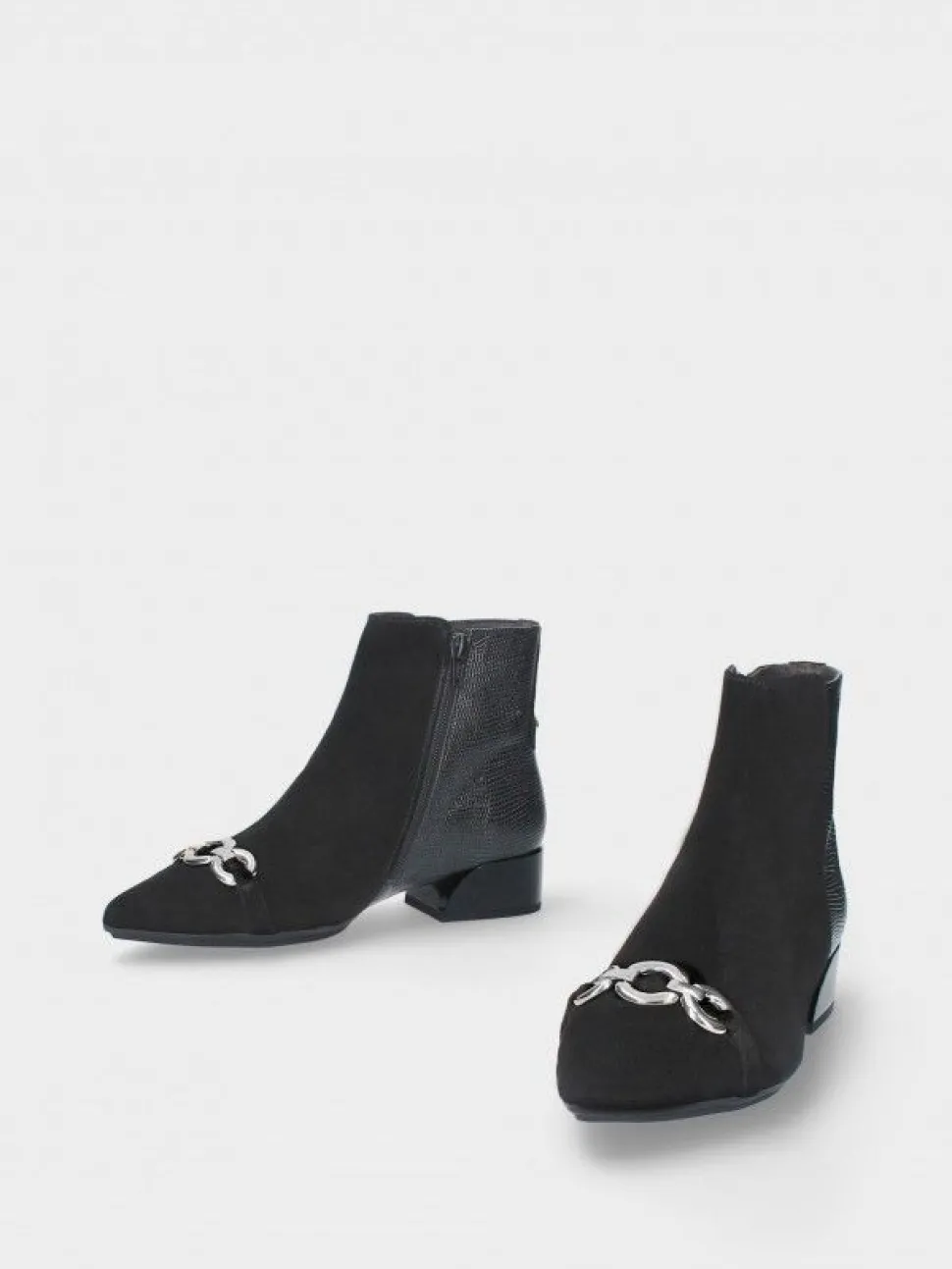 Botim Preto Salto Baixo Lidia 33