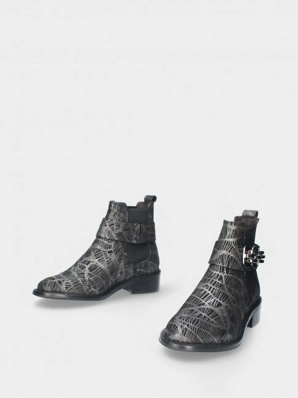 Botim Preto Salto Baixo Rafaela 74