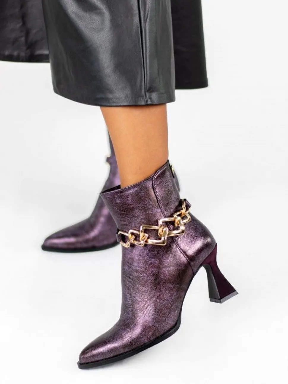 Botim Roxo Salto Alto Luciana 09