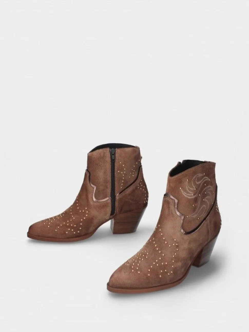 Botim Texano Bege Salome 01