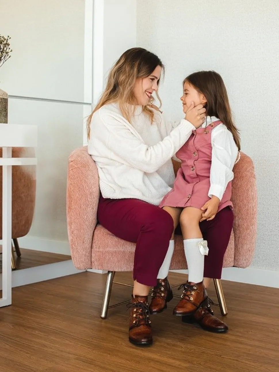 Botins De Crianca Castanho