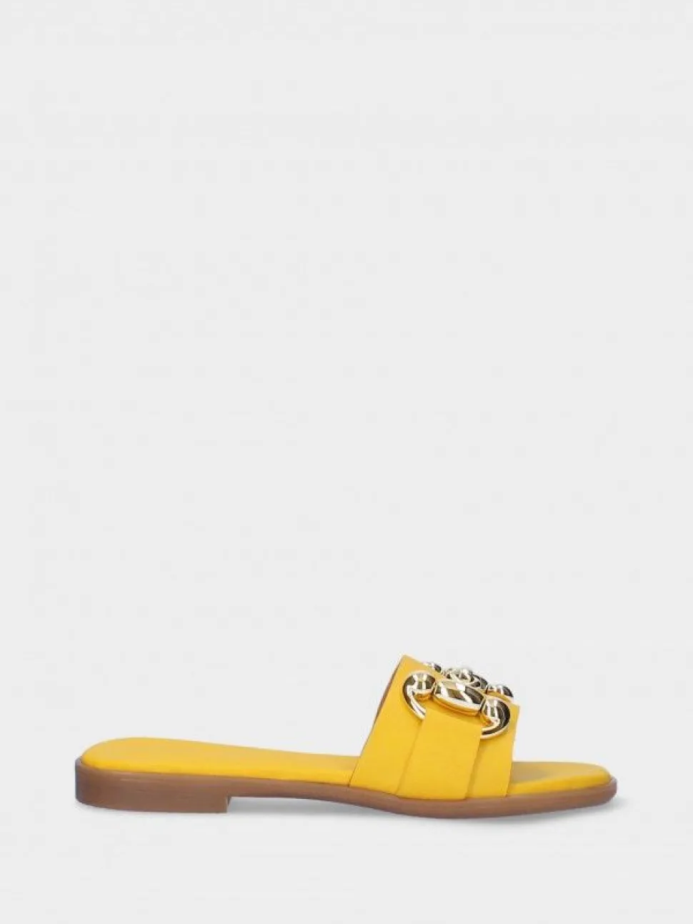 Chinelo Amarelo Raso Para Mulher Luca 09
