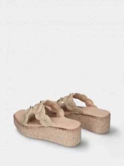 Chinelo Bege De Cunha Para Mulher Debora 06