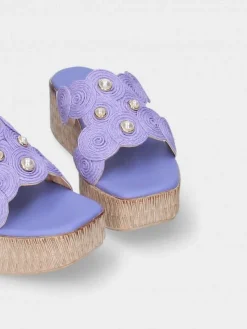 Chinelo Lilas De Cunha Para Mulher Debora 06