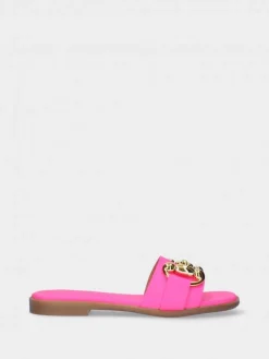 Chinelo Neon Rosa Salto Raso Luca 10