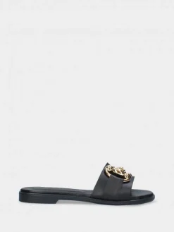 Chinelo Preto Raso Para Mulher Luca 09