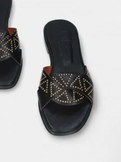 Chinelo Salto Raso Preto Para Mulher Luca 05