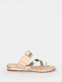 Chinelos Beges Para Mulher Carlota14