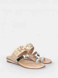 Chinelos Beges Para Mulher Carlota14