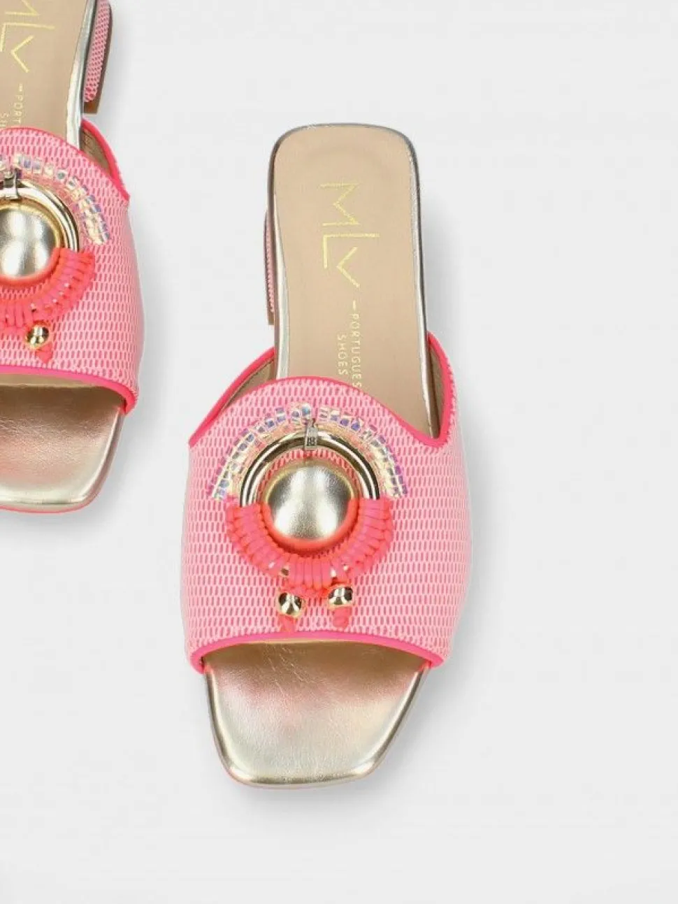 Chinelos Rasos Rosa Para Mulher Carol 60