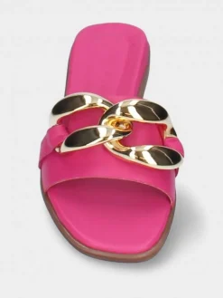 Chinelos Rosa Rasos Para Mulher Luca01