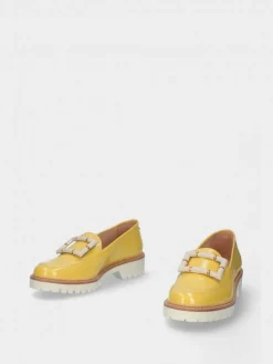 Mocassim Amarelo Para Senhora Raquel 12