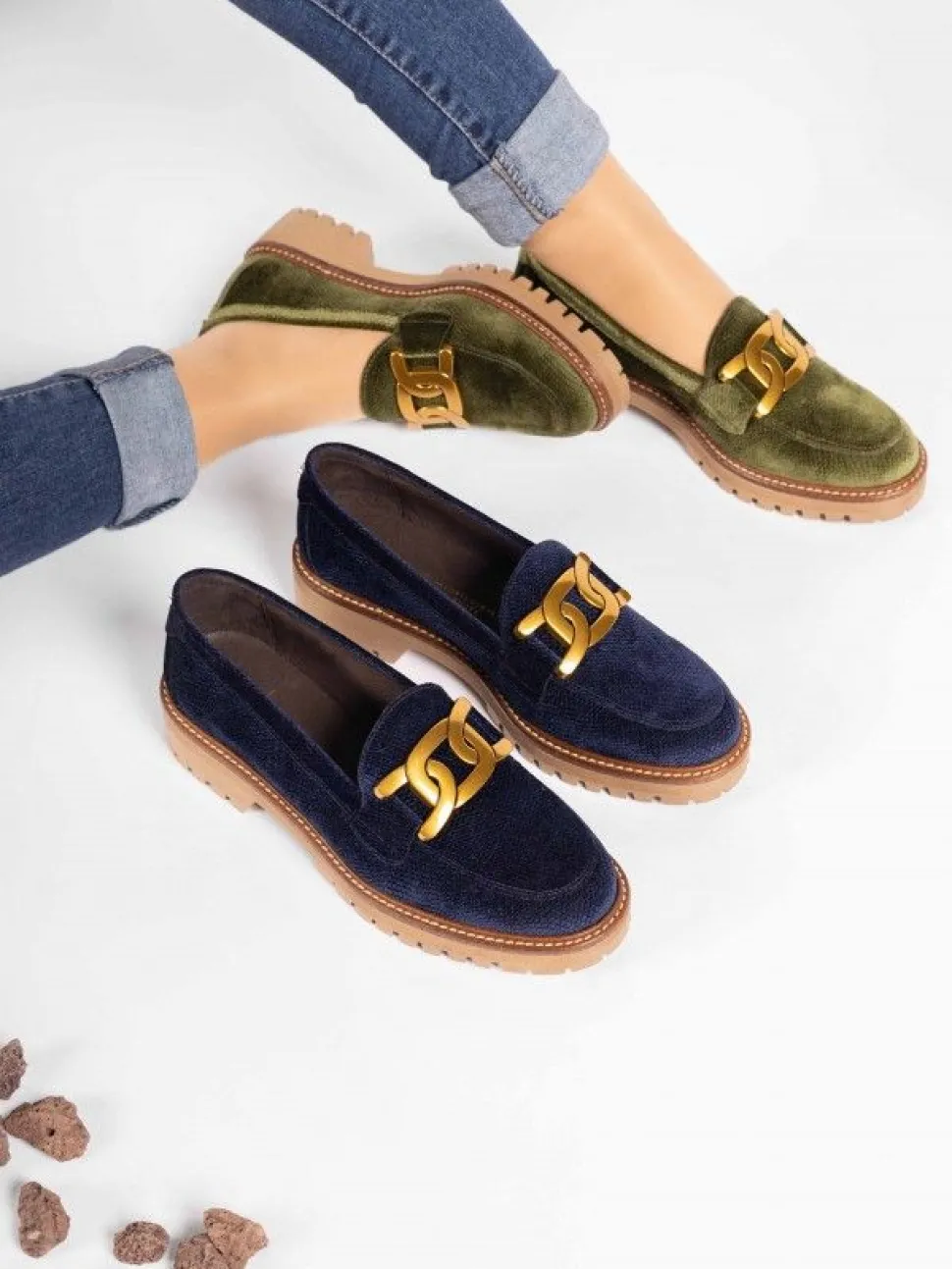 Mocassim Azul Raquel 30