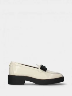 Mocassim Bege Com Plataforma Raquel 16