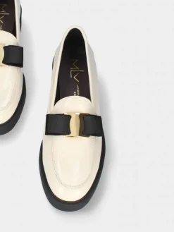 Mocassim Bege Com Plataforma Raquel 16