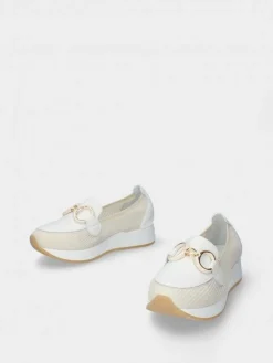 Mocassim Branco Para Mulher Alice 30