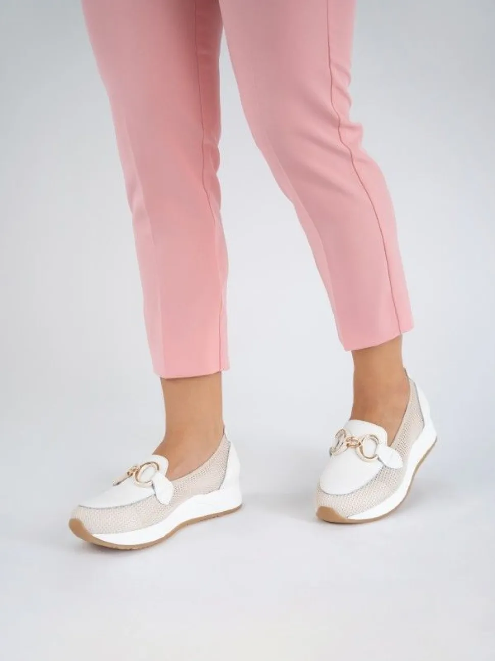 Mocassim Branco Para Mulher Alice 30
