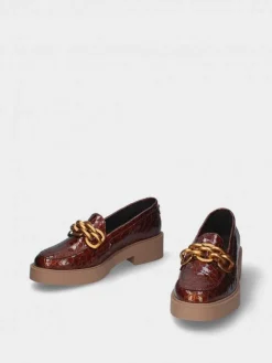 Mocassim Camel Com Plataforma Raquel 19