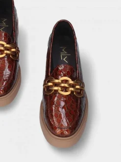 Mocassim Camel Com Plataforma Raquel 19