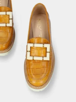 Mocassim Camel Para Senhora Raquel 42