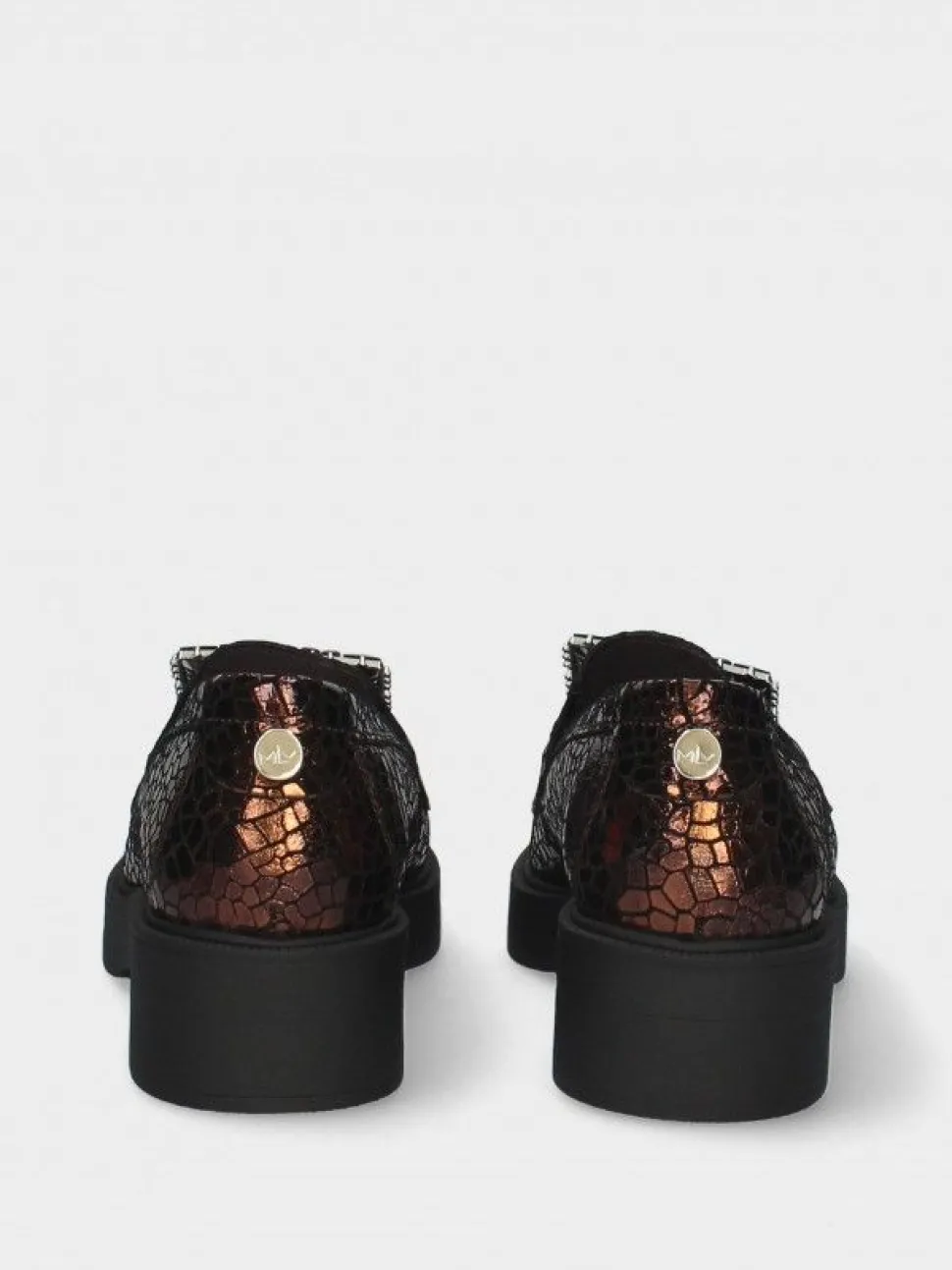 Mocassim Castanho Com Plataforma Raquel 21